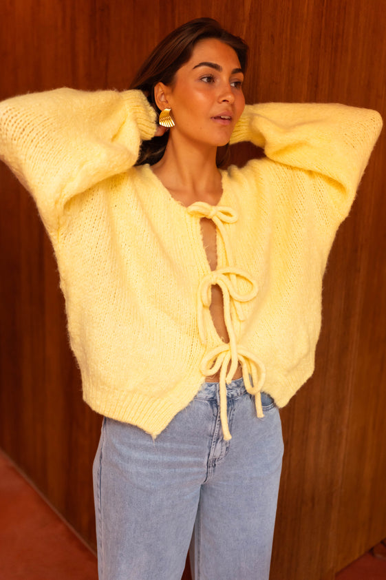 Yellow Janou Cardigan