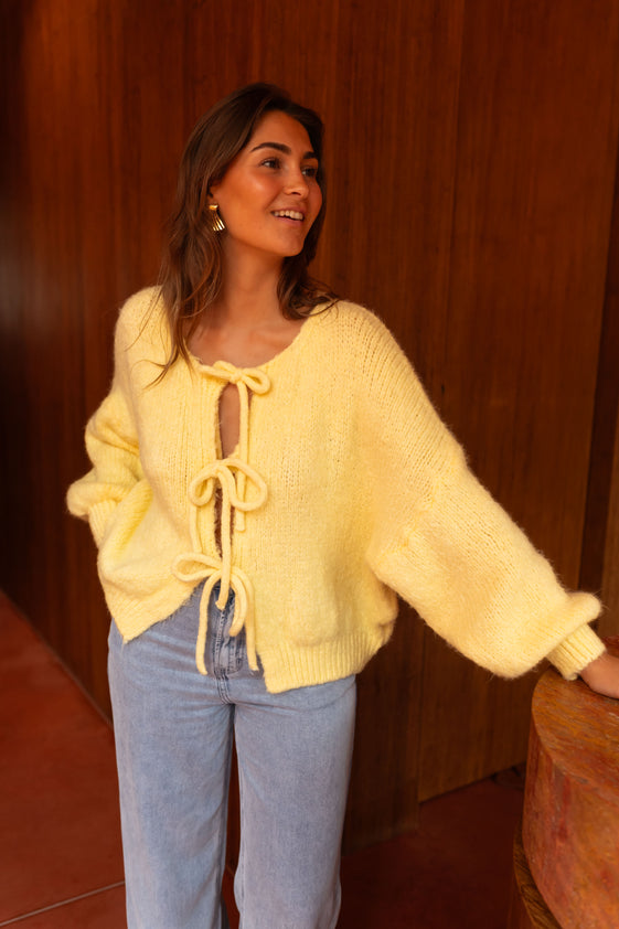 Yellow Janou Cardigan