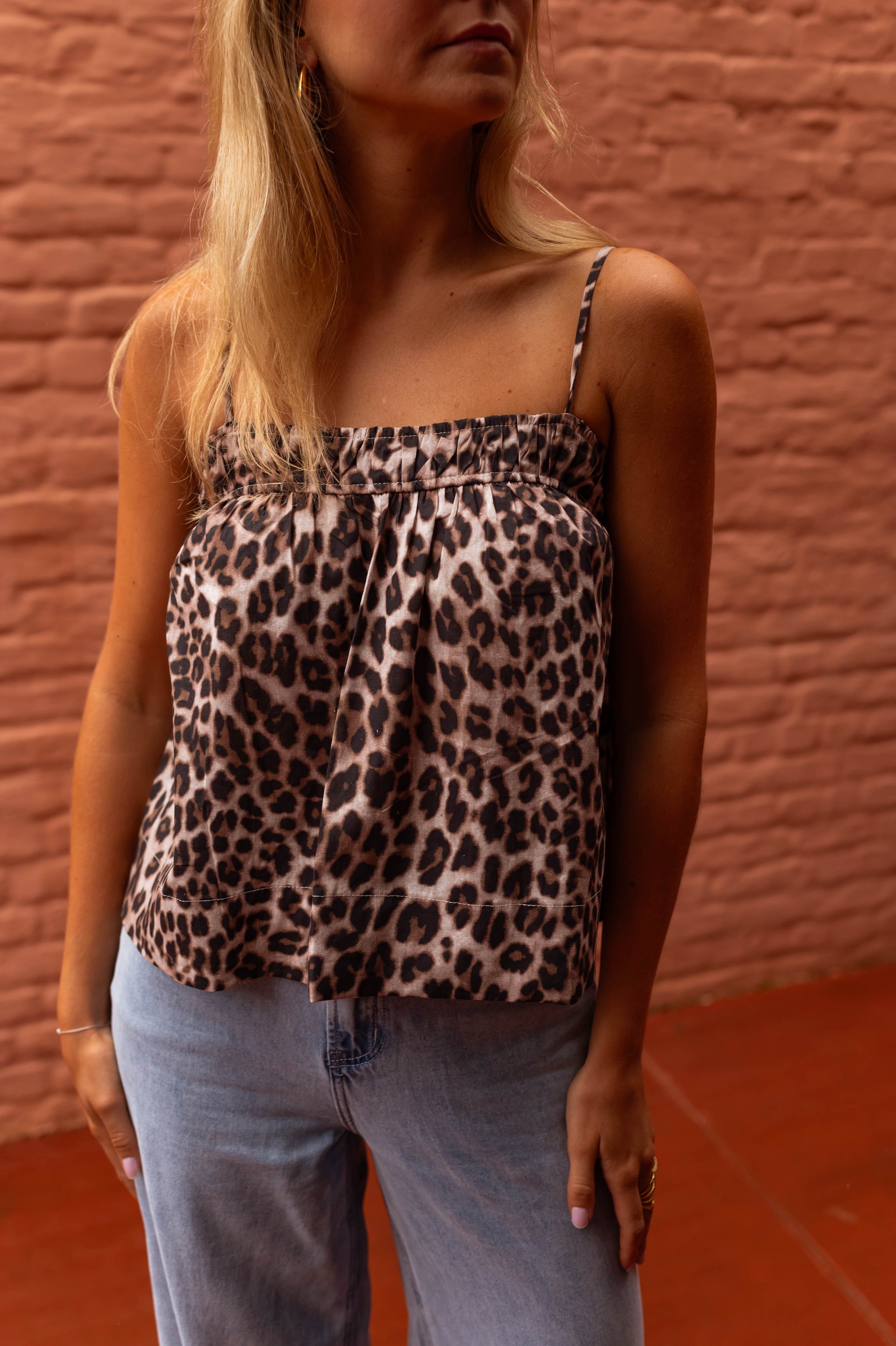 Leopard Camila Top