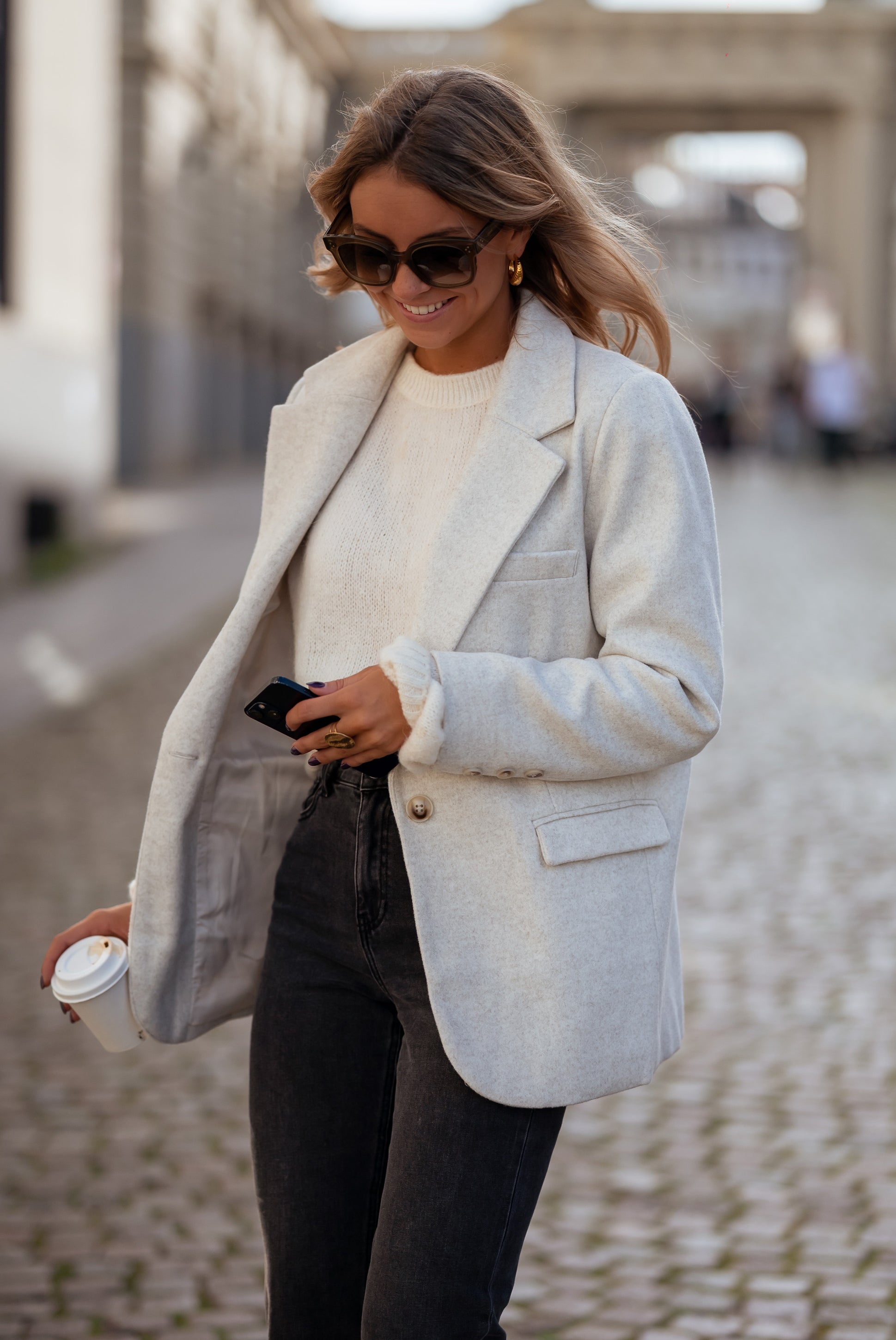 Blazer Orange - Vêtements Femme - Easy Clothes