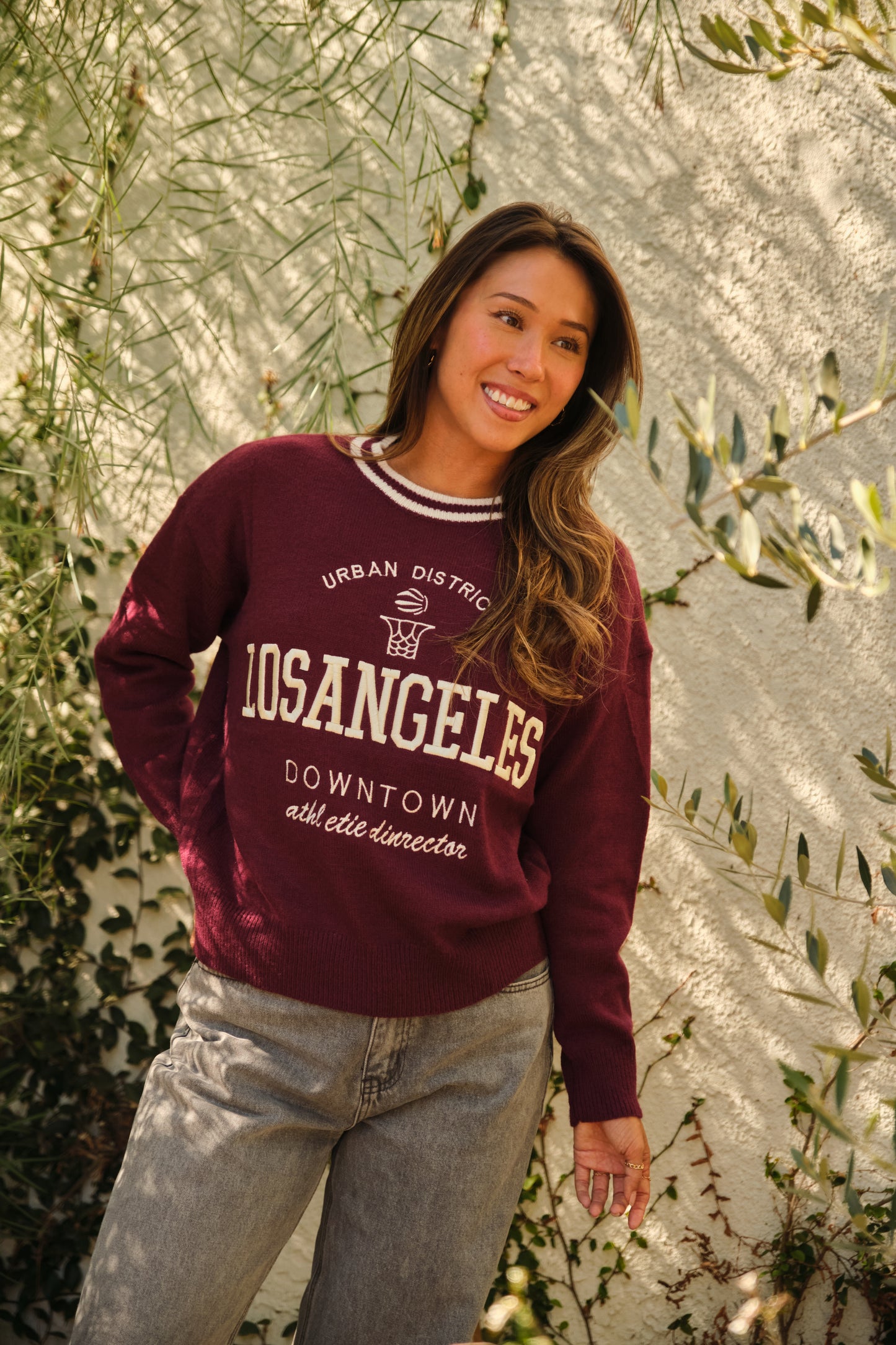 Burgundy Diego Sweater