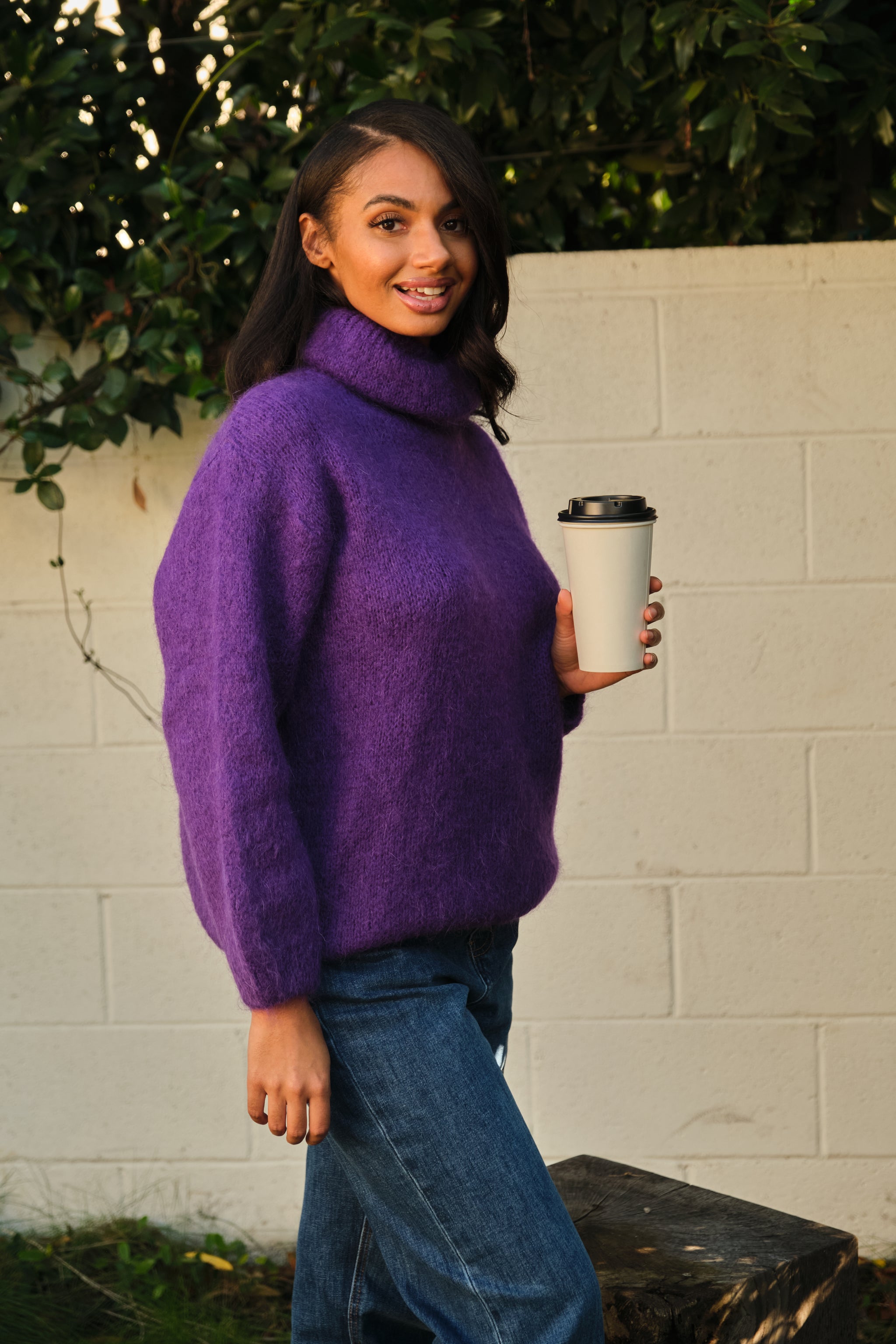 Purple Sylvain Sweater