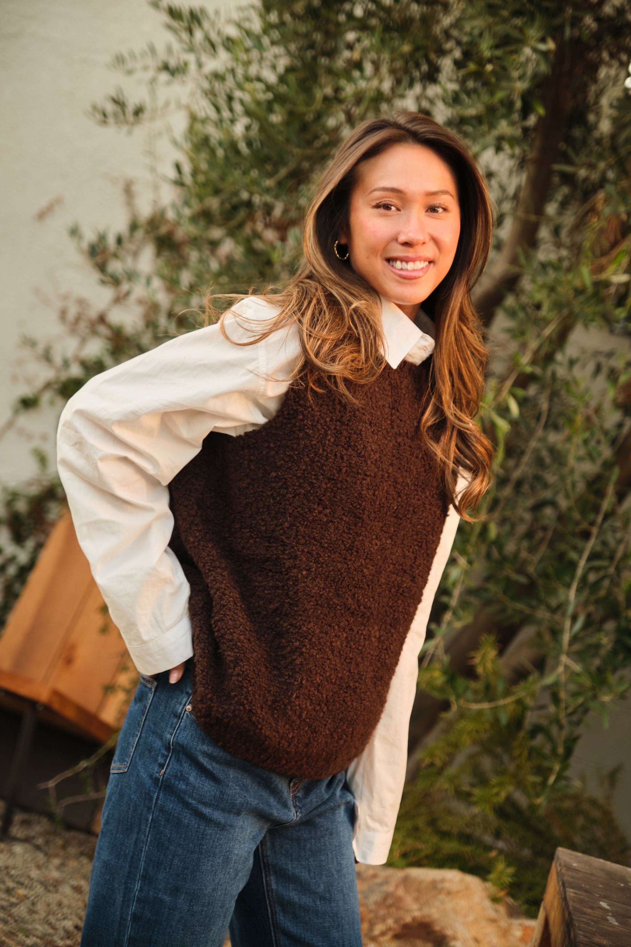 Chocolate Jaily Sweater