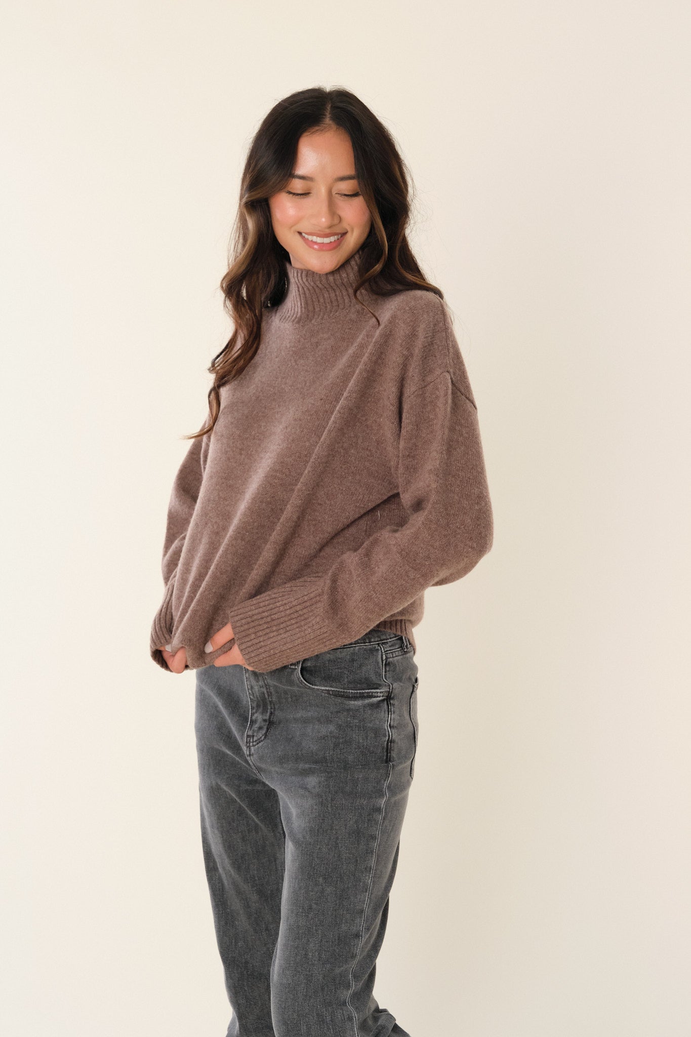 Chocolate Gawen Sweater