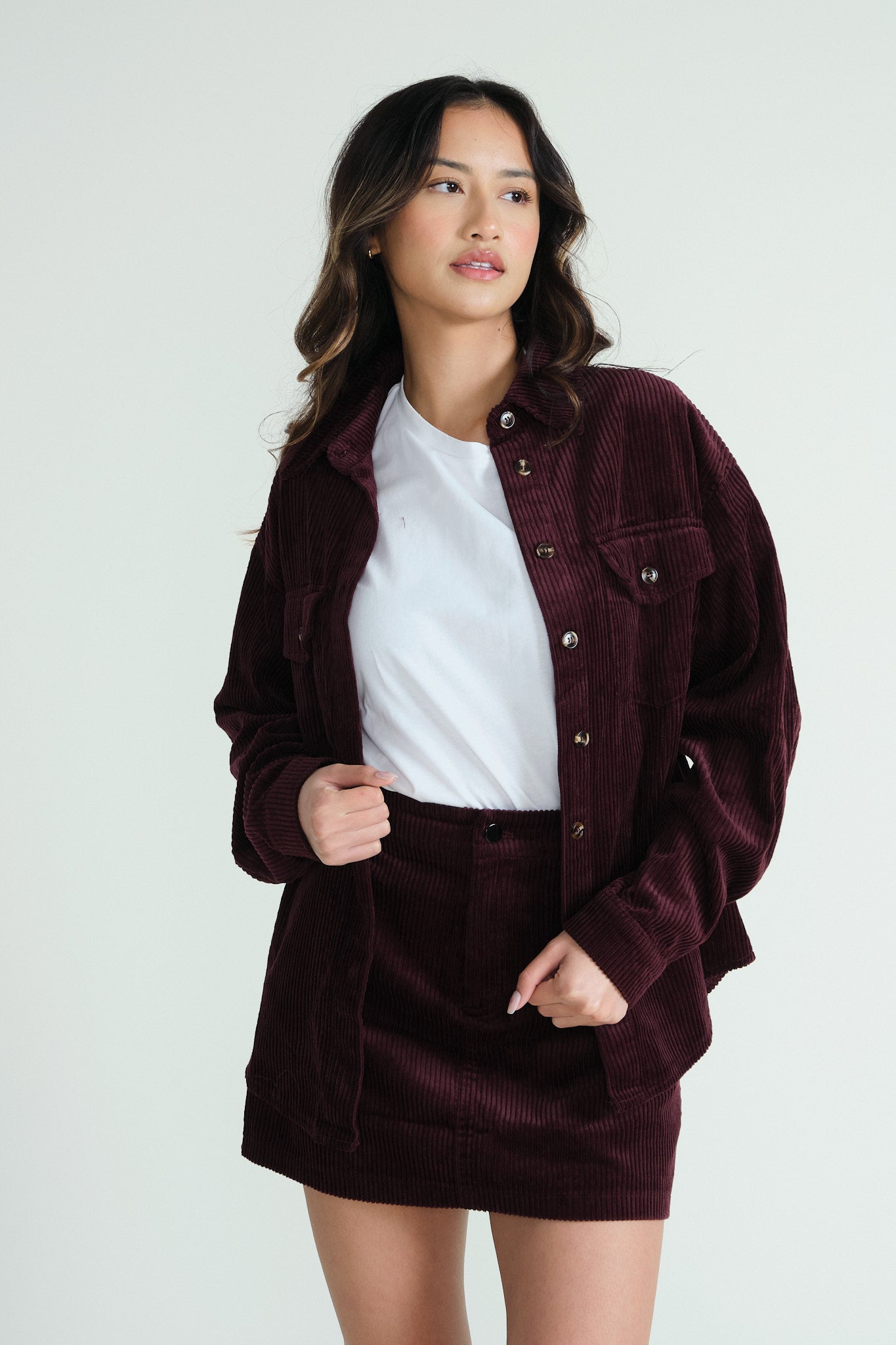 Burgundy Lopa Shirt