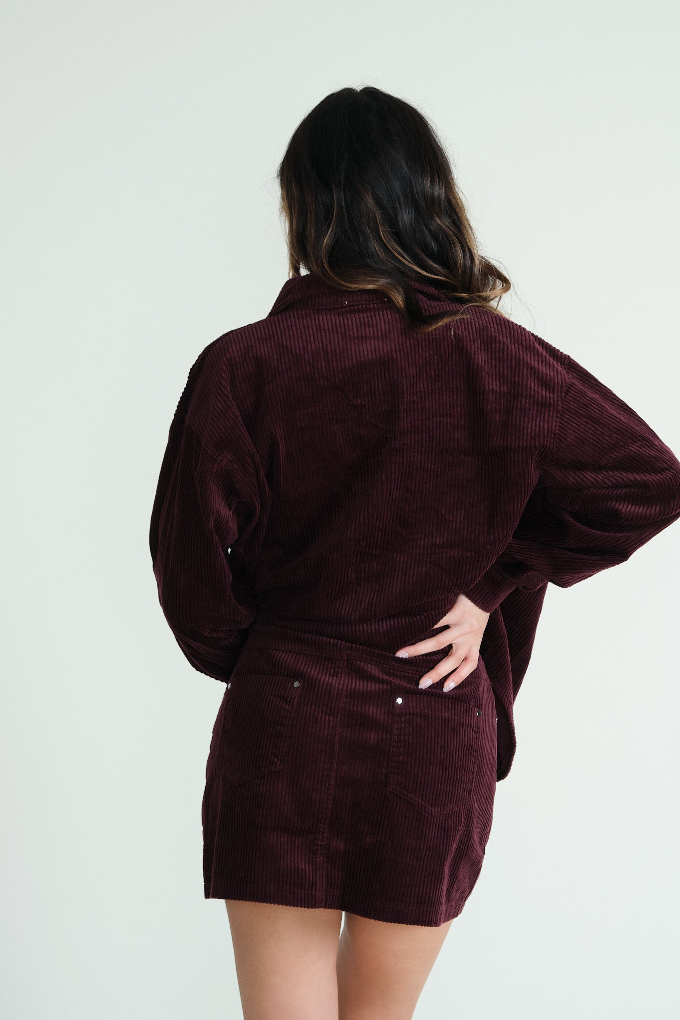 Burgundy Lopa Shirt