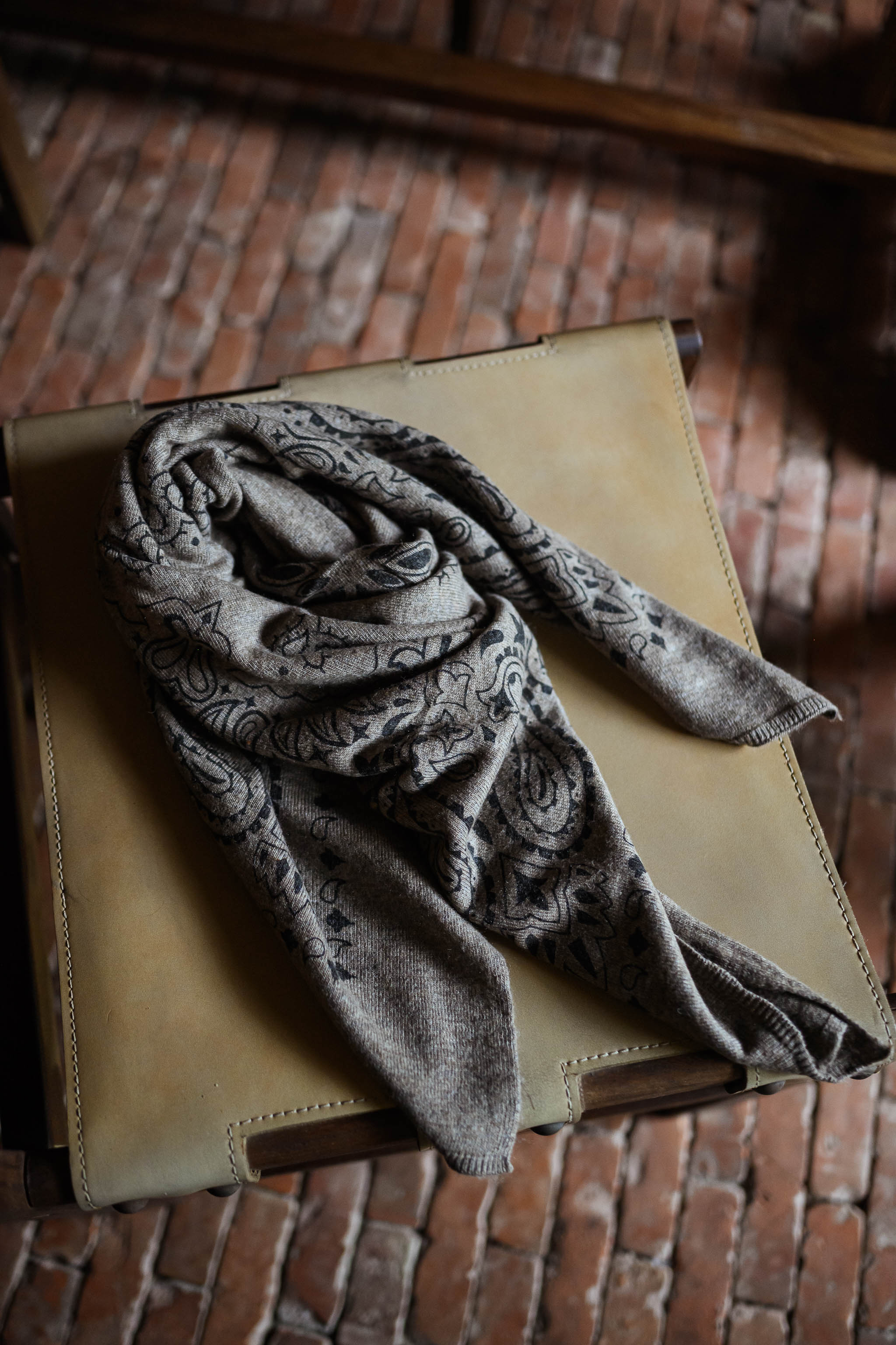 Taupe Silane Scarf