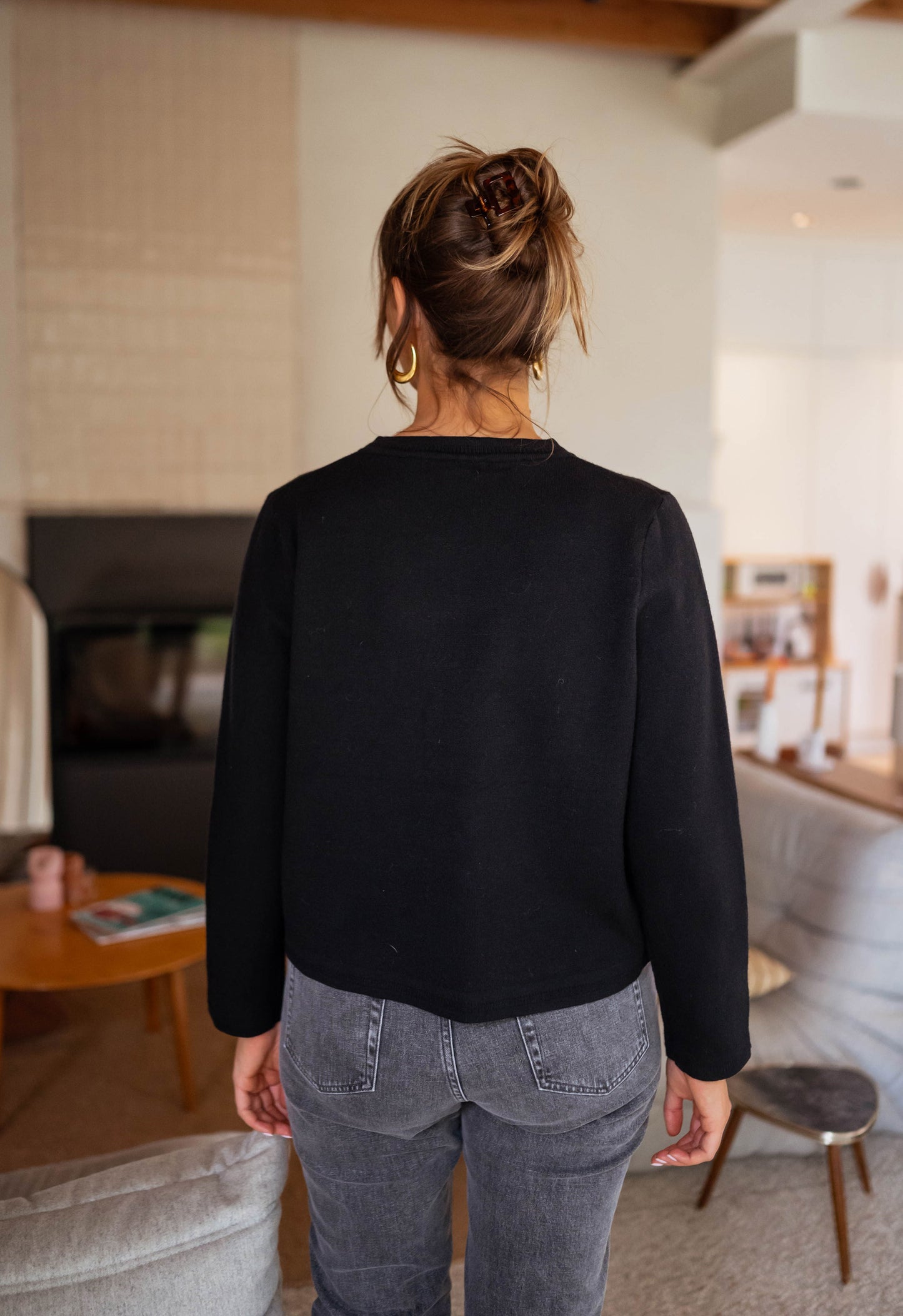 Black Denysa Cardigan