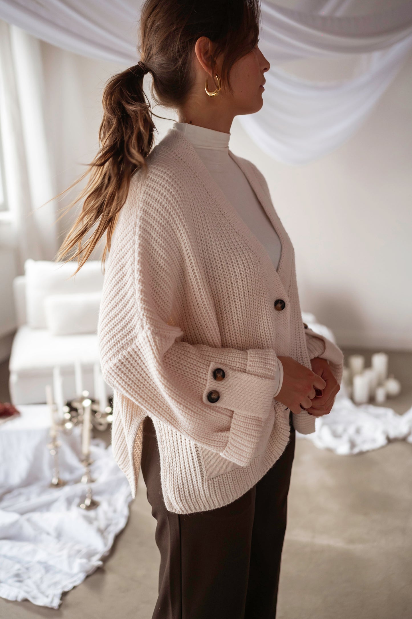 Ecru Jylo Cardigan