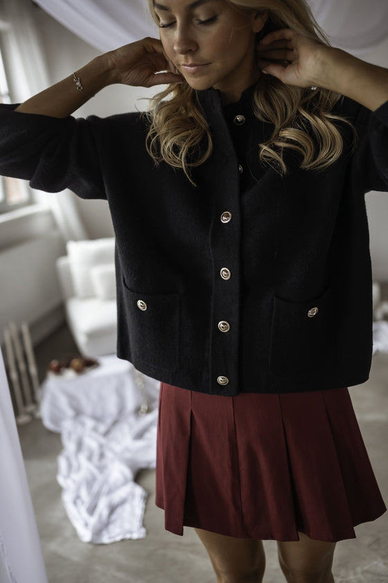 Black Livia Cardigan