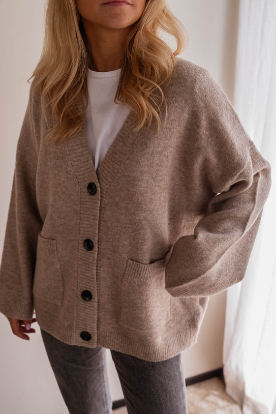 Beige Marta Cardigan