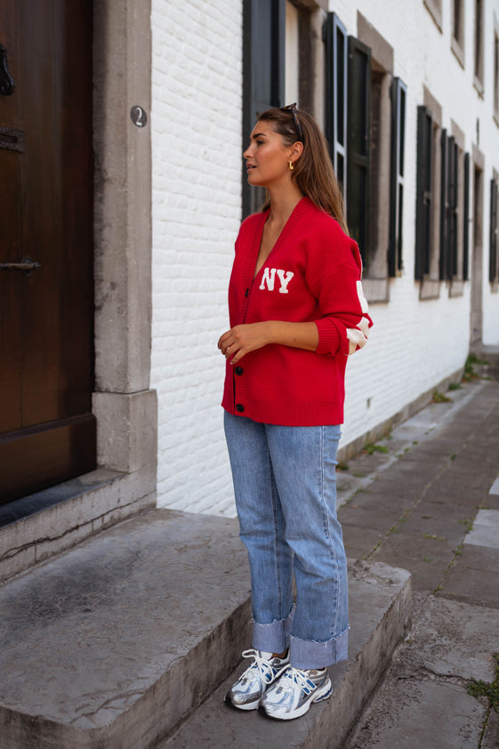 Red Soho Cardigan