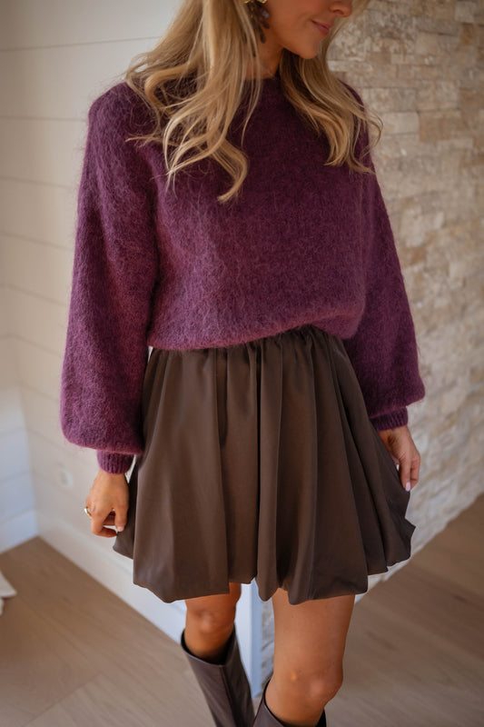 Chocolate Thoby Skirt