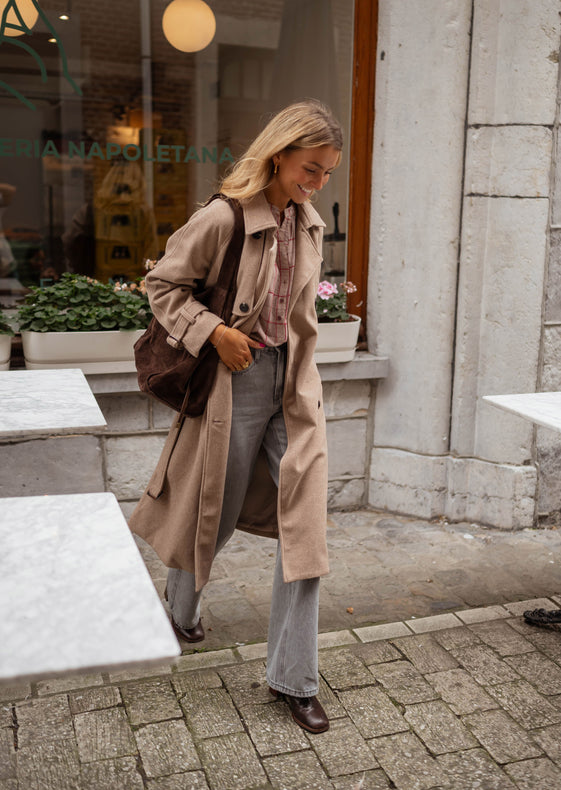 Taupe Jannah Coat