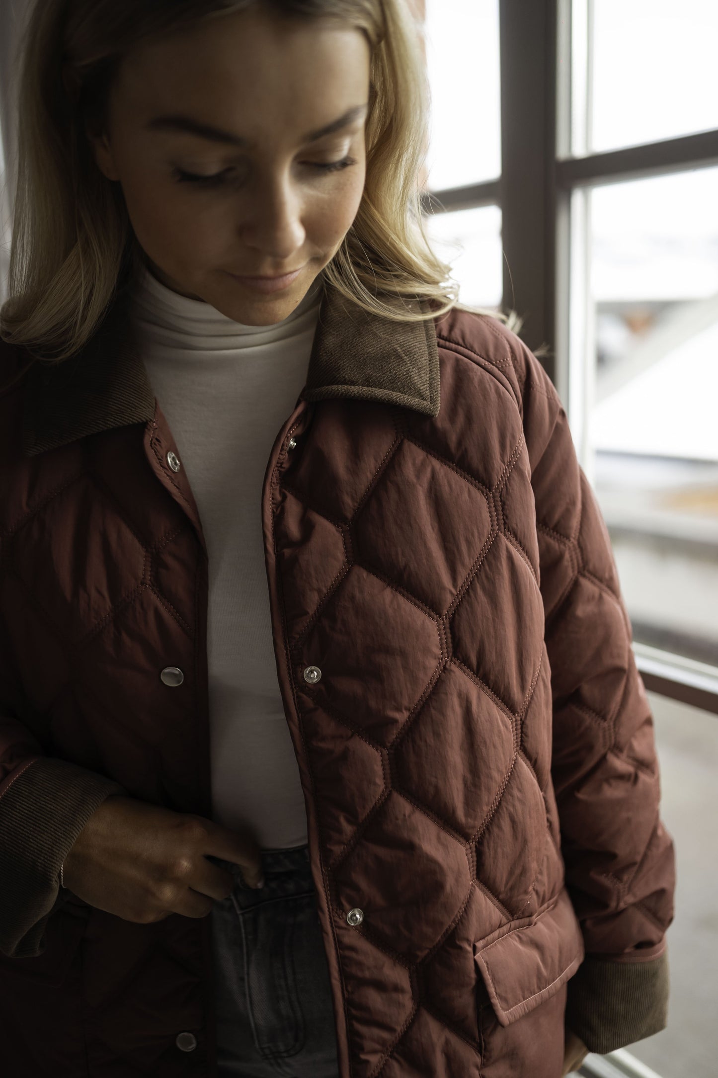 Burgundy Manau Coat