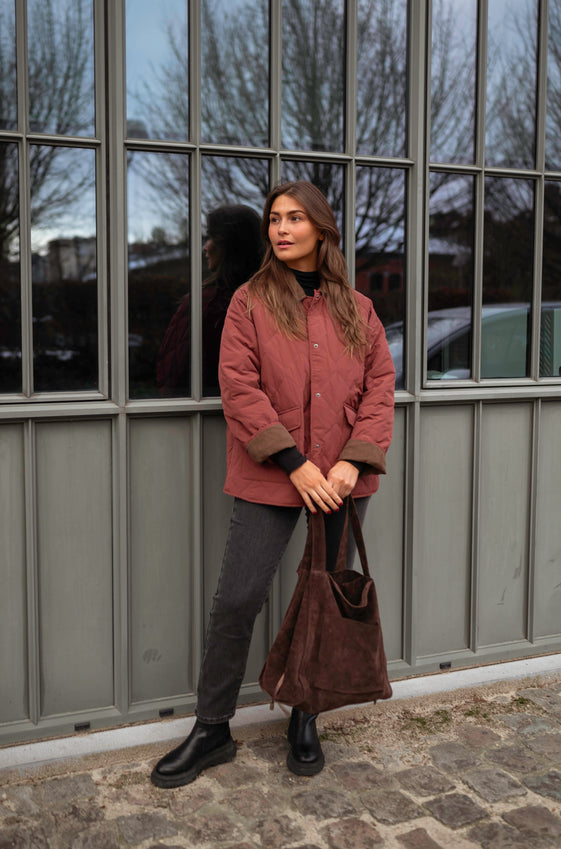 Burgundy Manau Coat