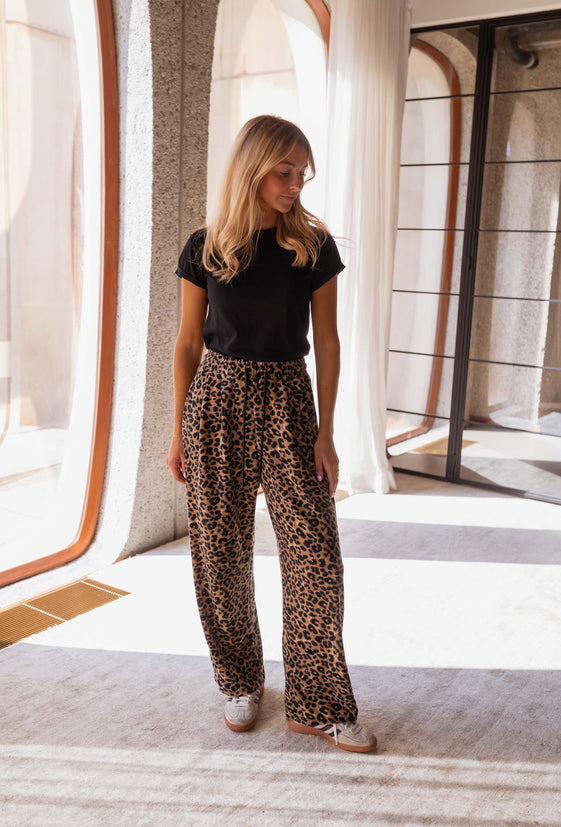 Leopard Fares Pants