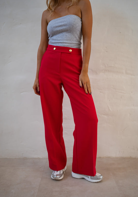 Red Maona Pants