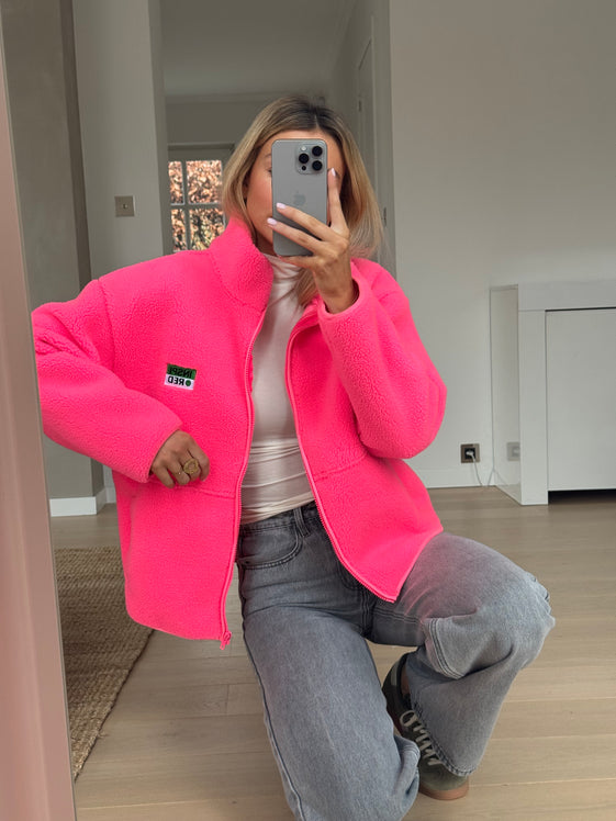 Pink Silou Fleece Jacket