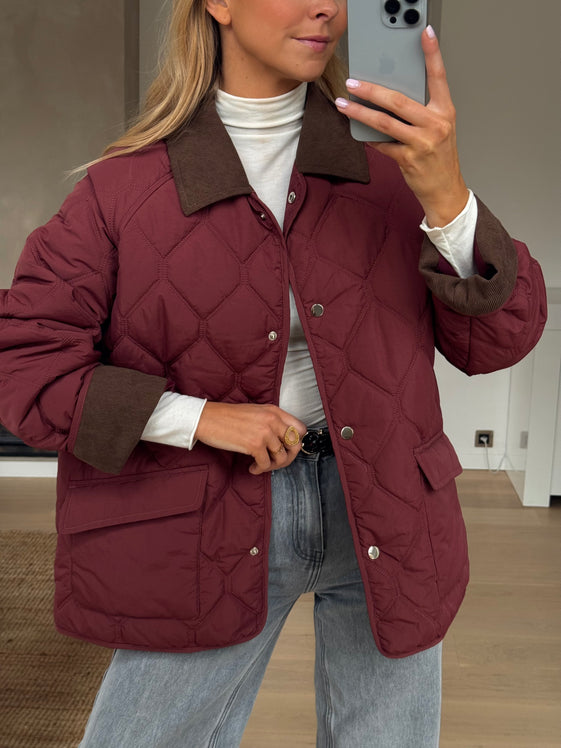 Burgundy Manau Coat