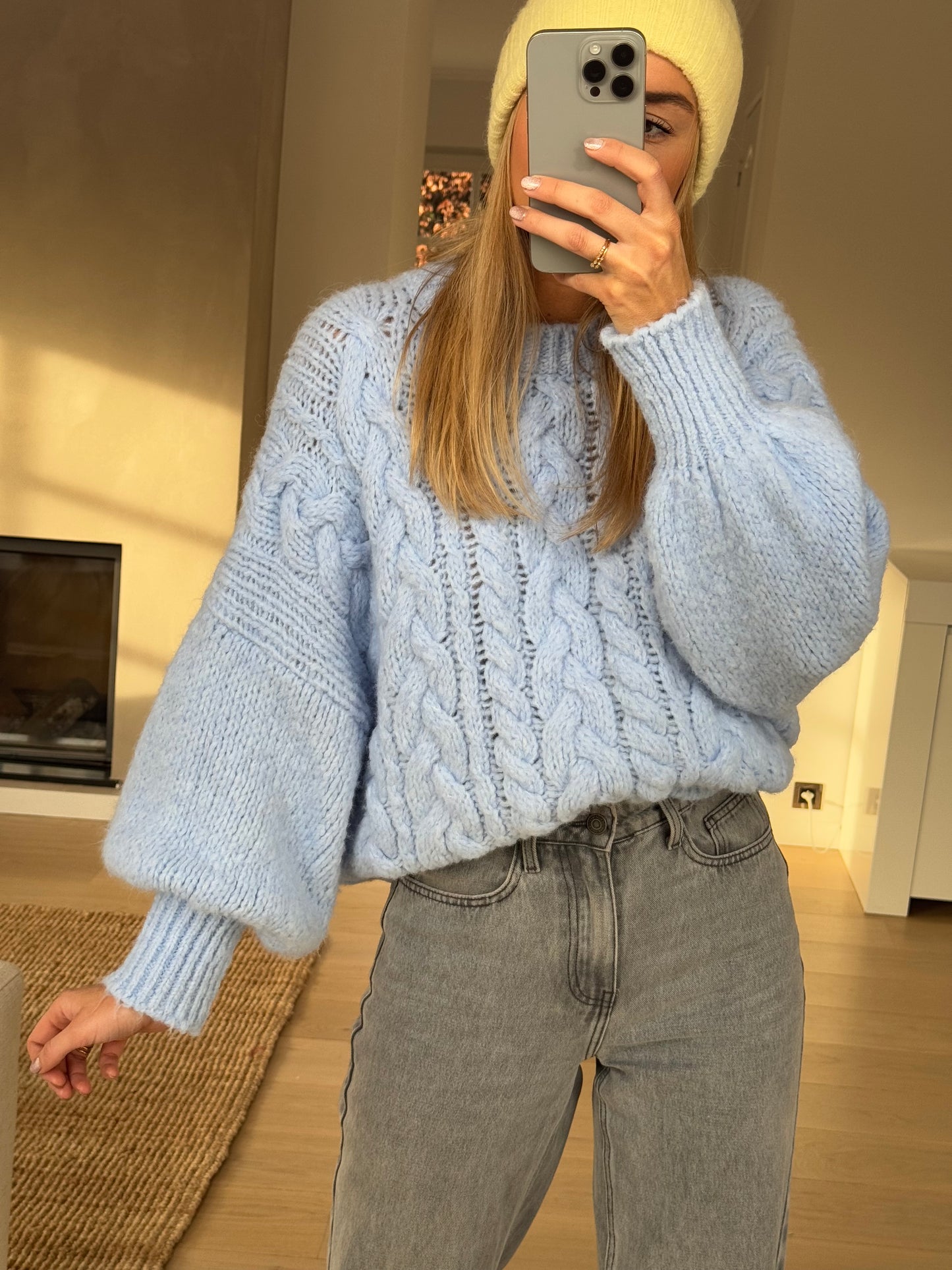 Sky Blue Alban Sweater