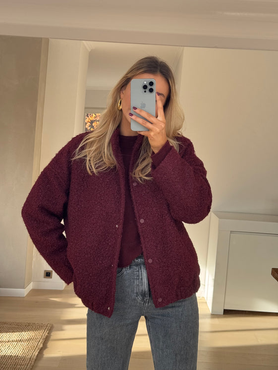 Burgundy Edmond Jacket