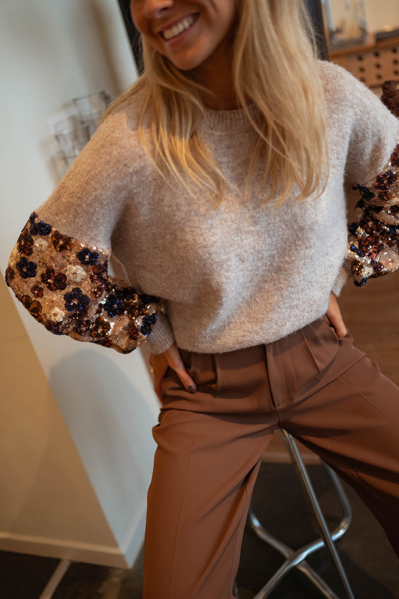 Taupe Cecylia Sweater