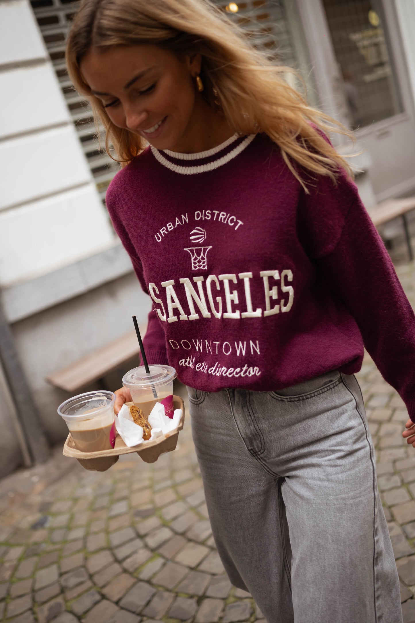 Burgundy Diego Sweater