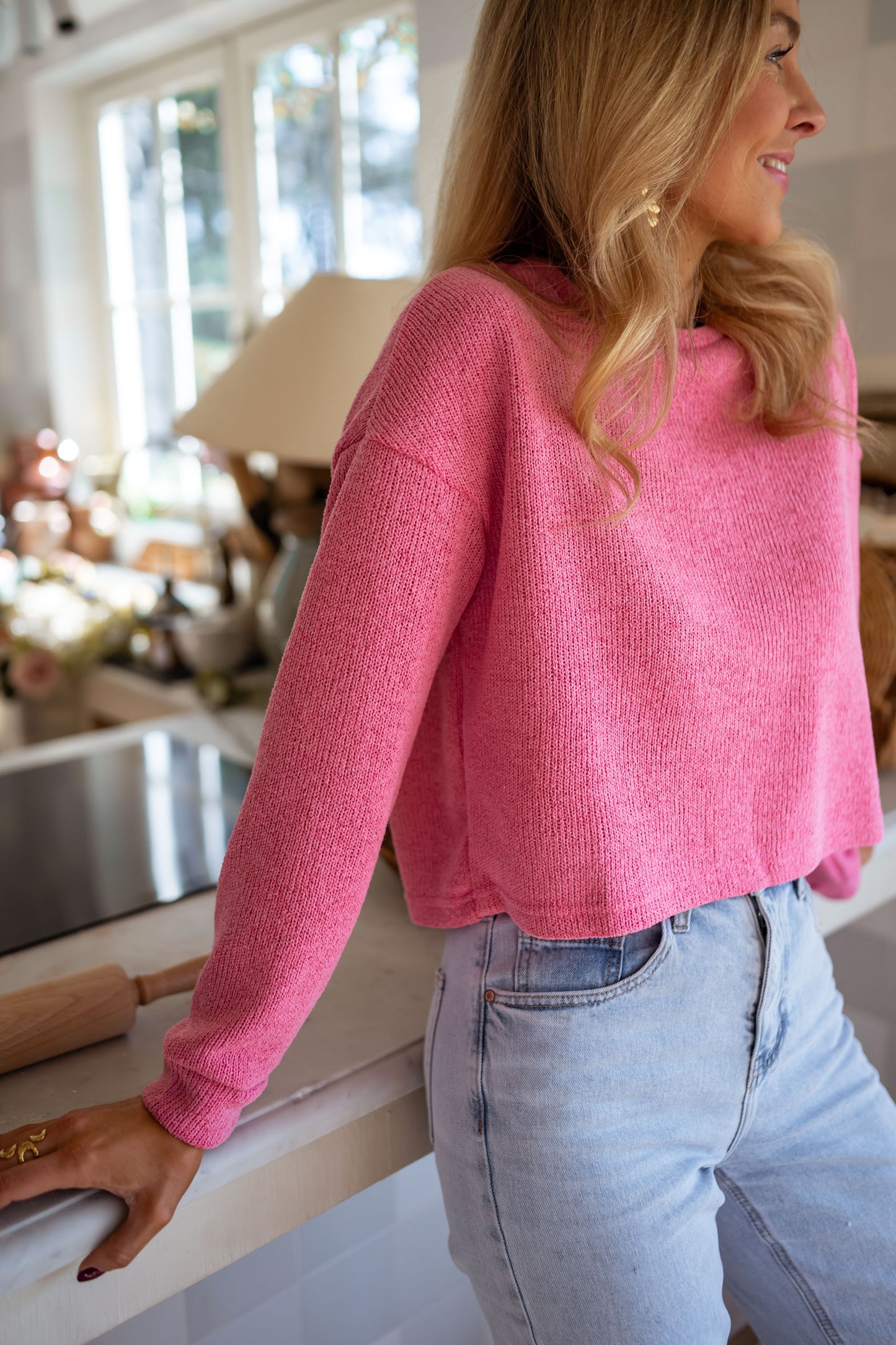 Pink Dixie Sweater