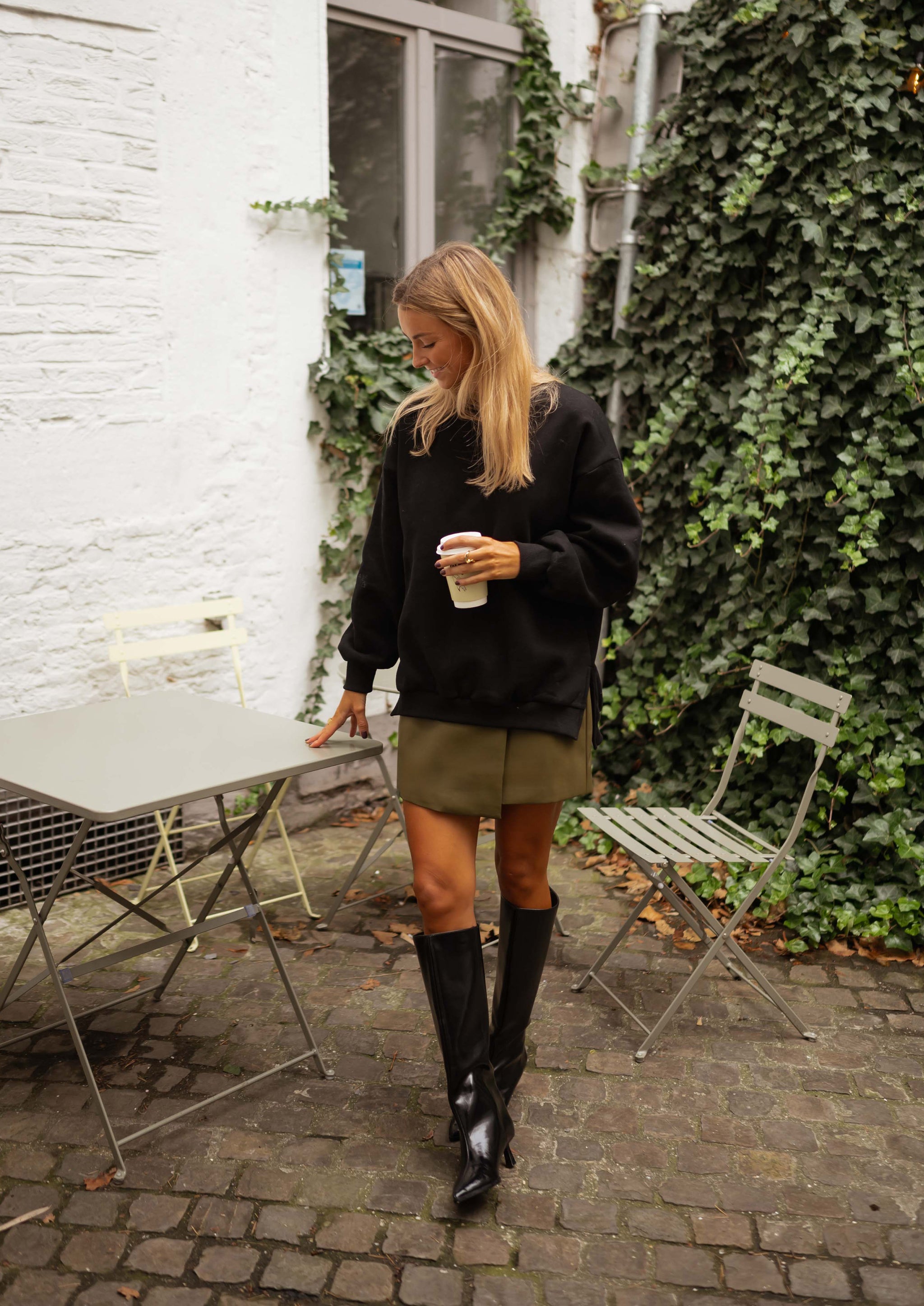 LENA SKIRT OLIVE