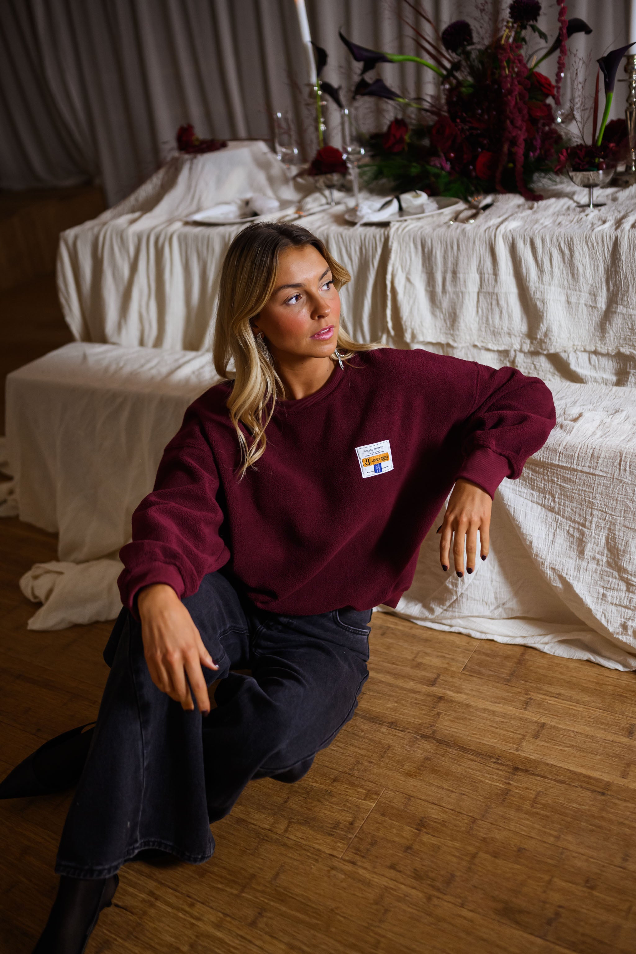 Burgundy Gaella Sweater