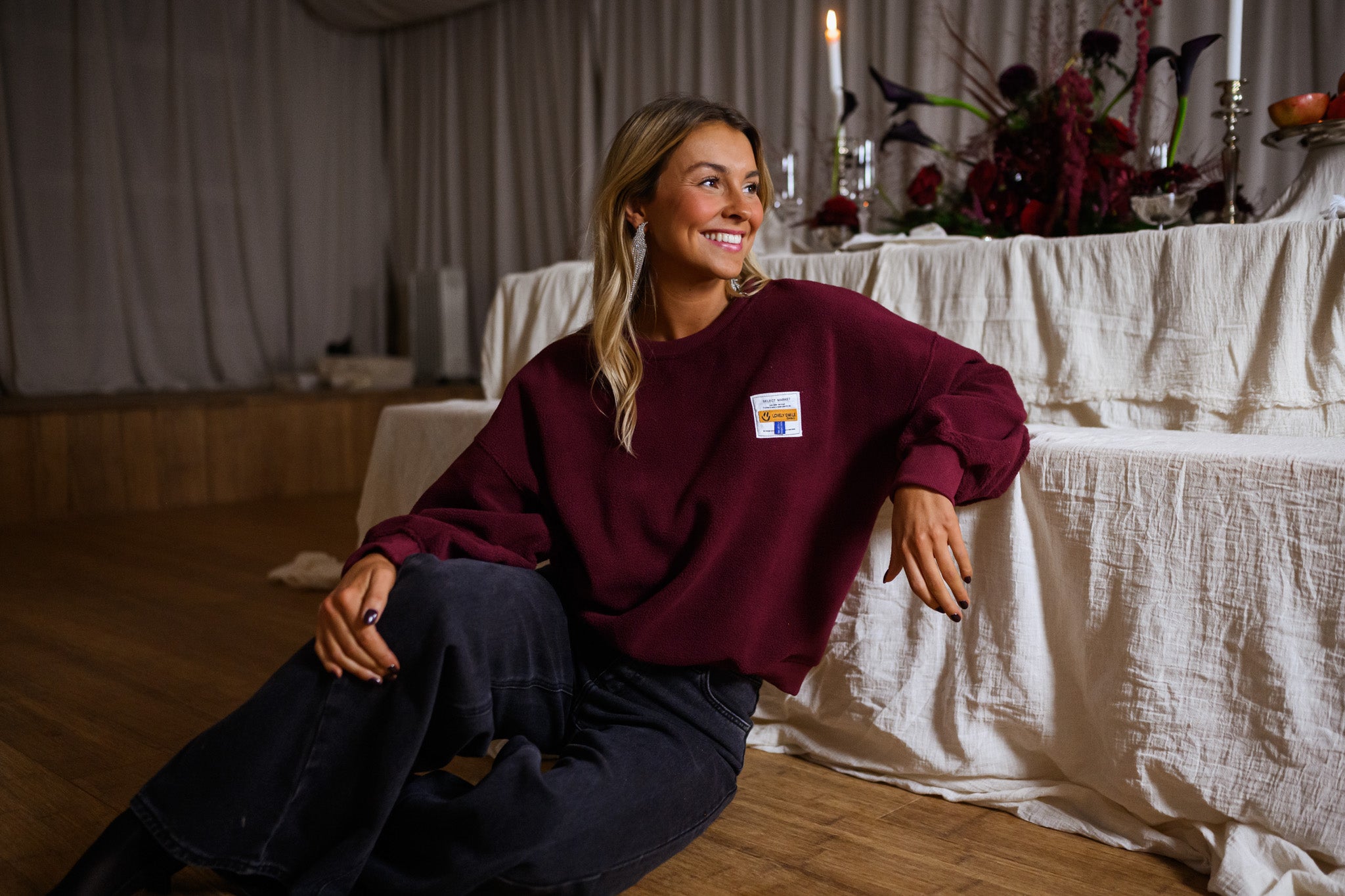 Burgundy Gaella Sweater