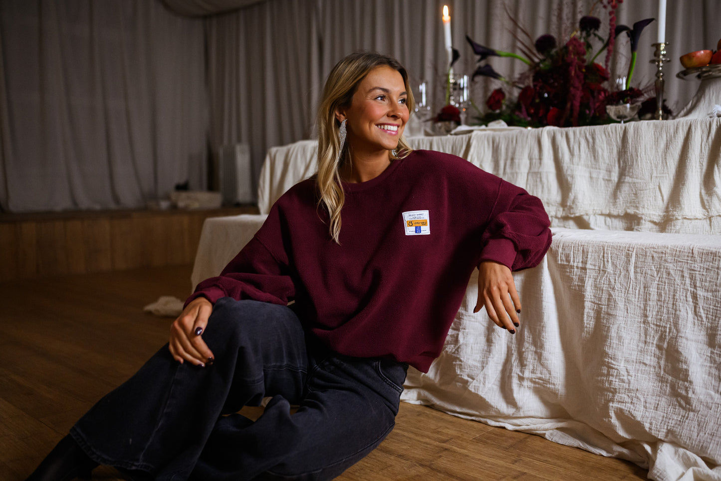 Burgundy Gaella Sweater