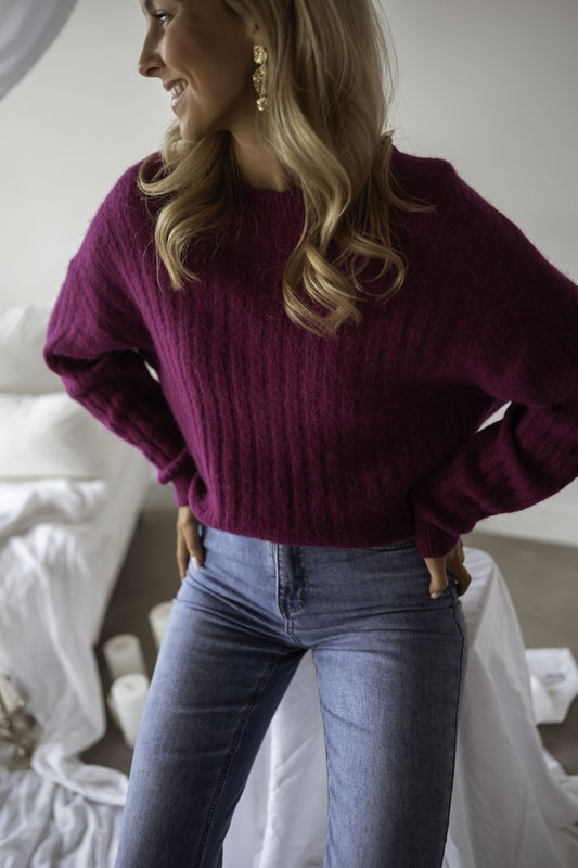 Fuchsia Lionel Sweater