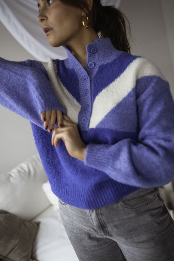 Blue Lovie Sweater