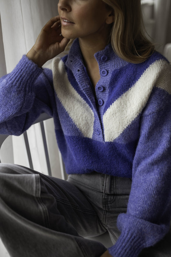 Blue Lovie Sweater