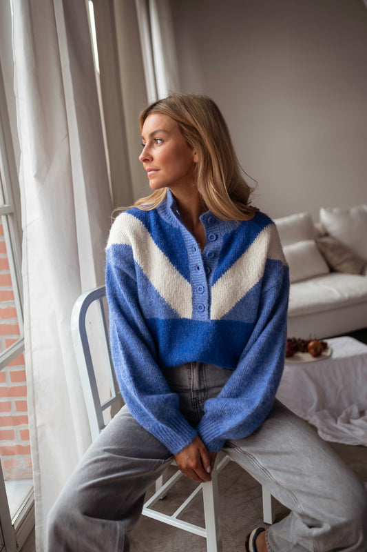 Blue Lovie Sweater