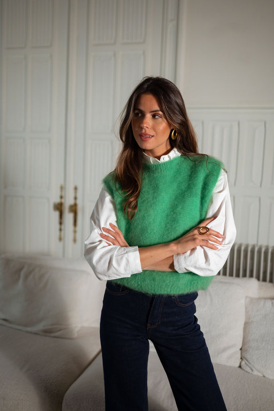 Green Minel Sweater