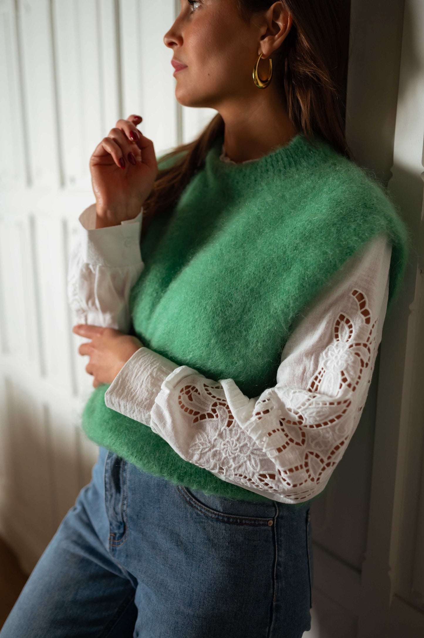 Green Minel Sweater