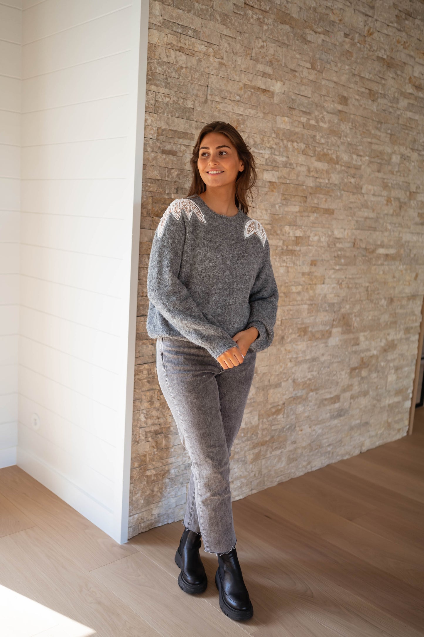 Grey Orea Sweater