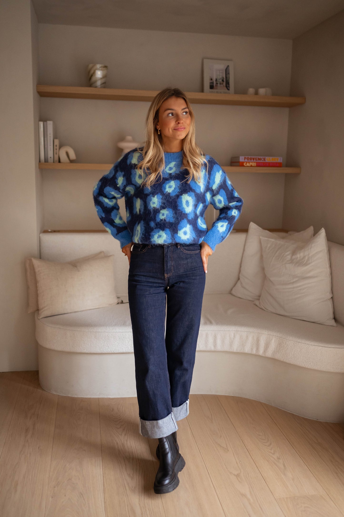 Blue Pepa Sweater