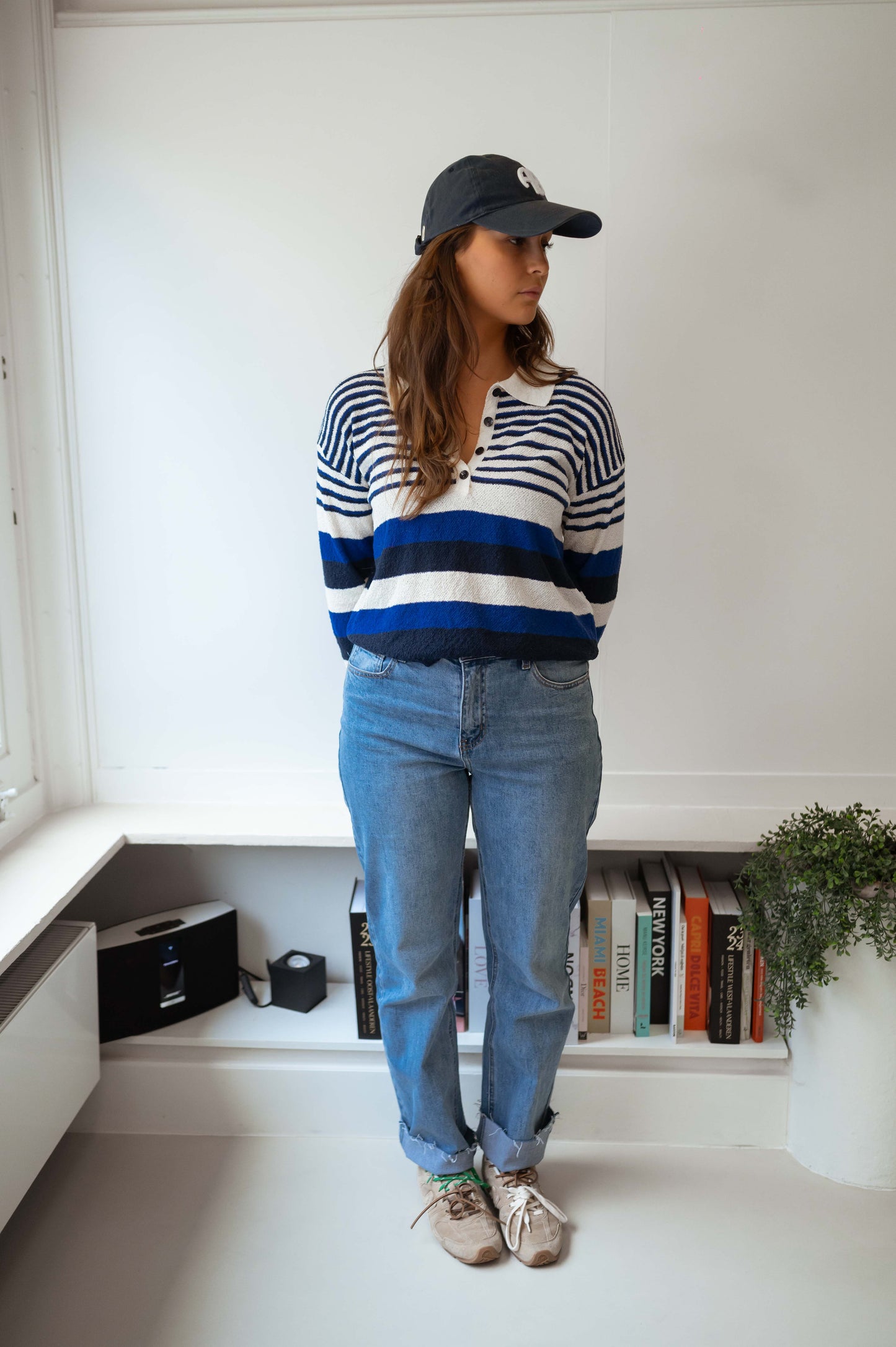 Blue Striped Remi Sweater