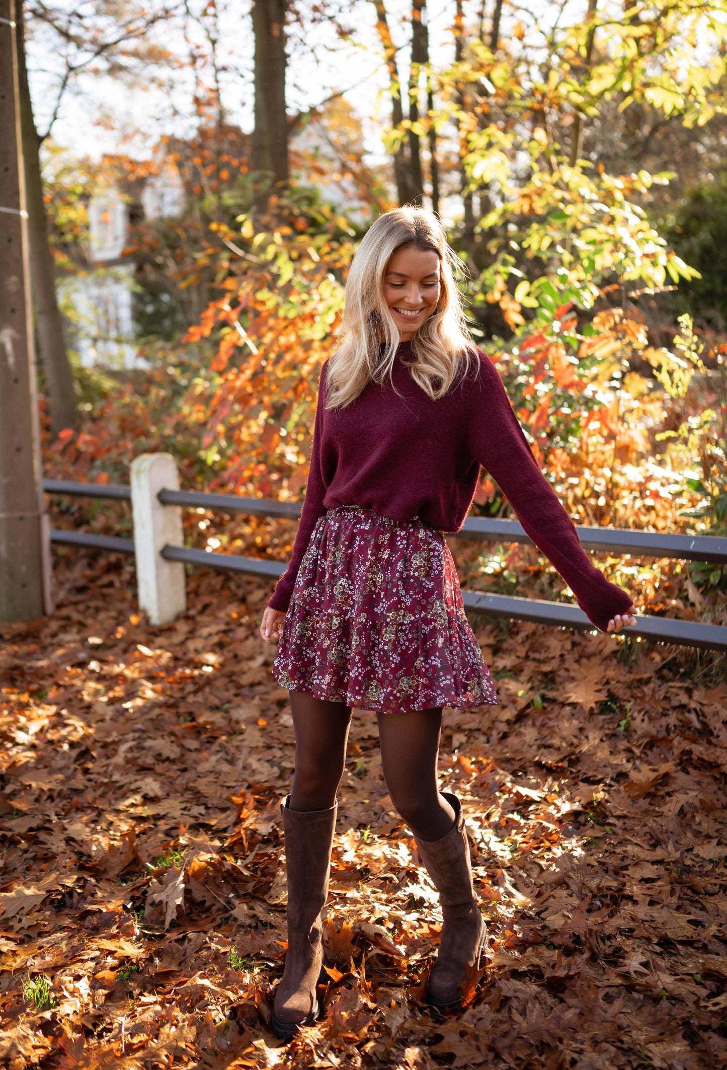 Burgundy Shana Sweater