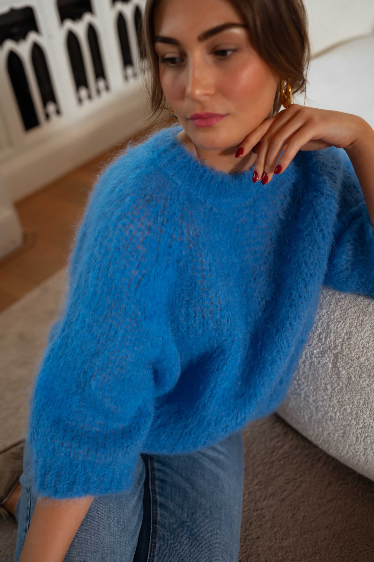 Blue Sira Sweater