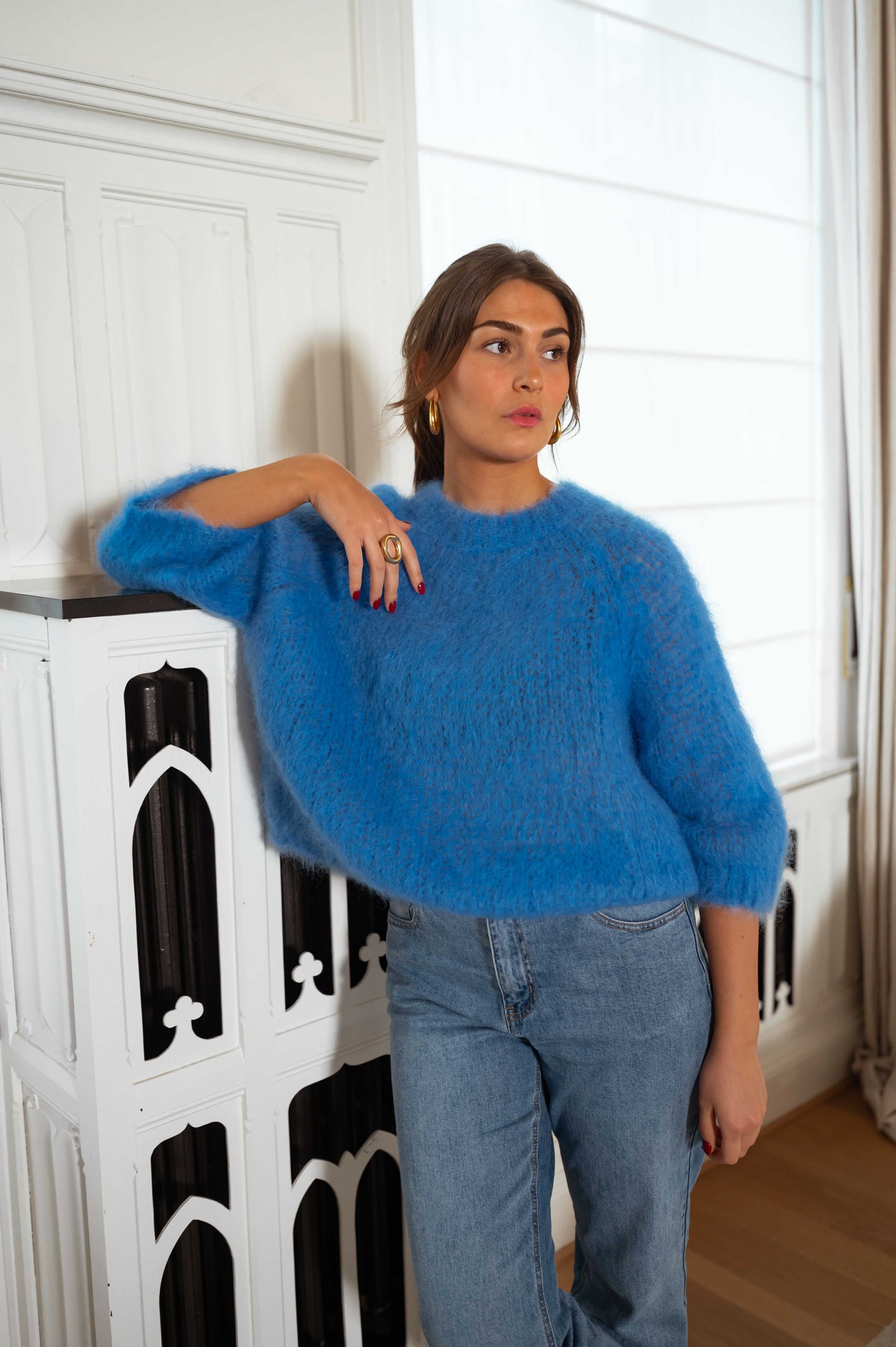 Blue Sira Sweater