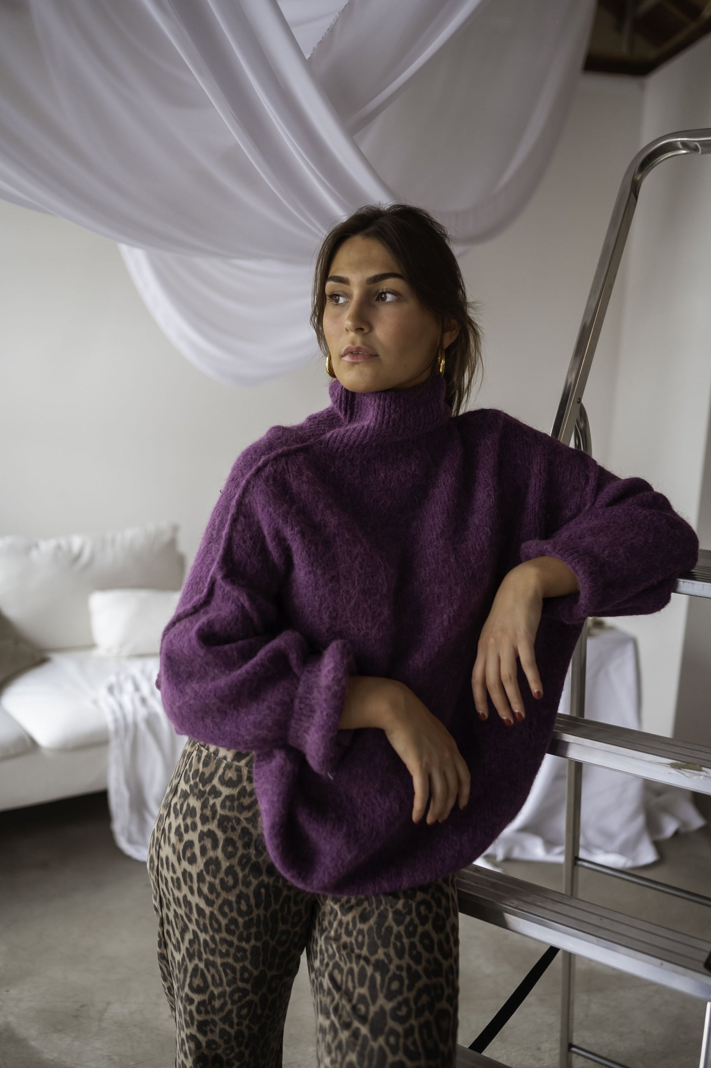 Plum Solia Sweater