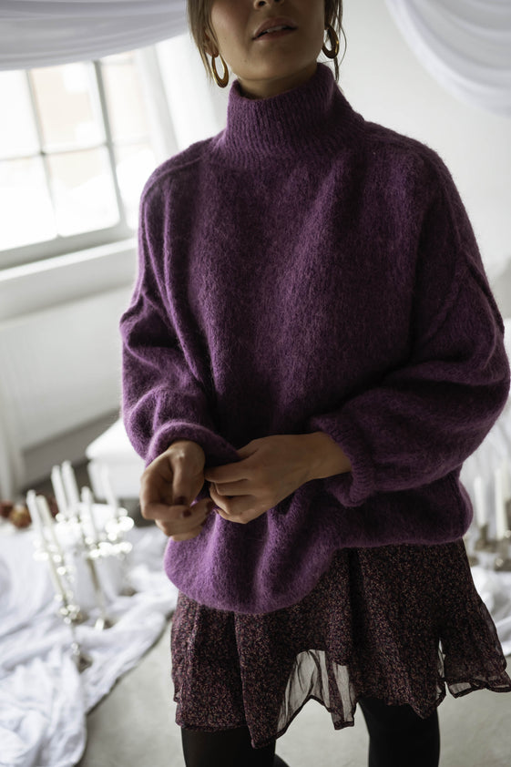 Plum Solia Sweater