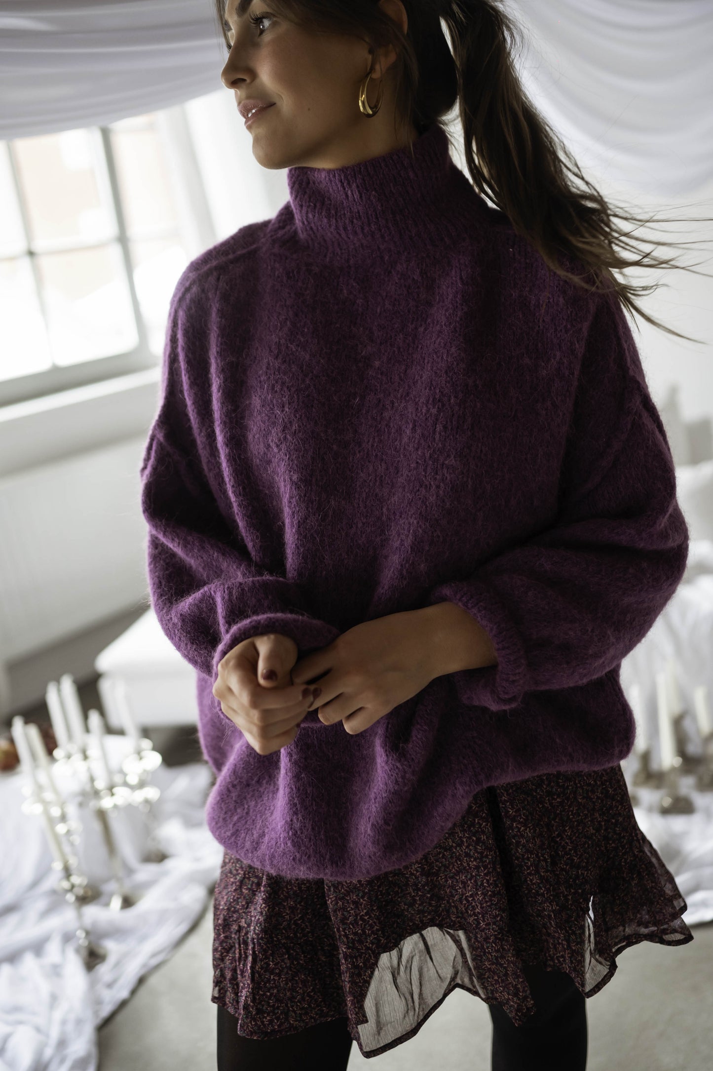 Plum Solia Sweater