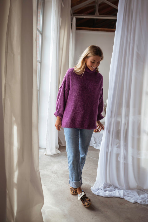 Plum Solia Sweater