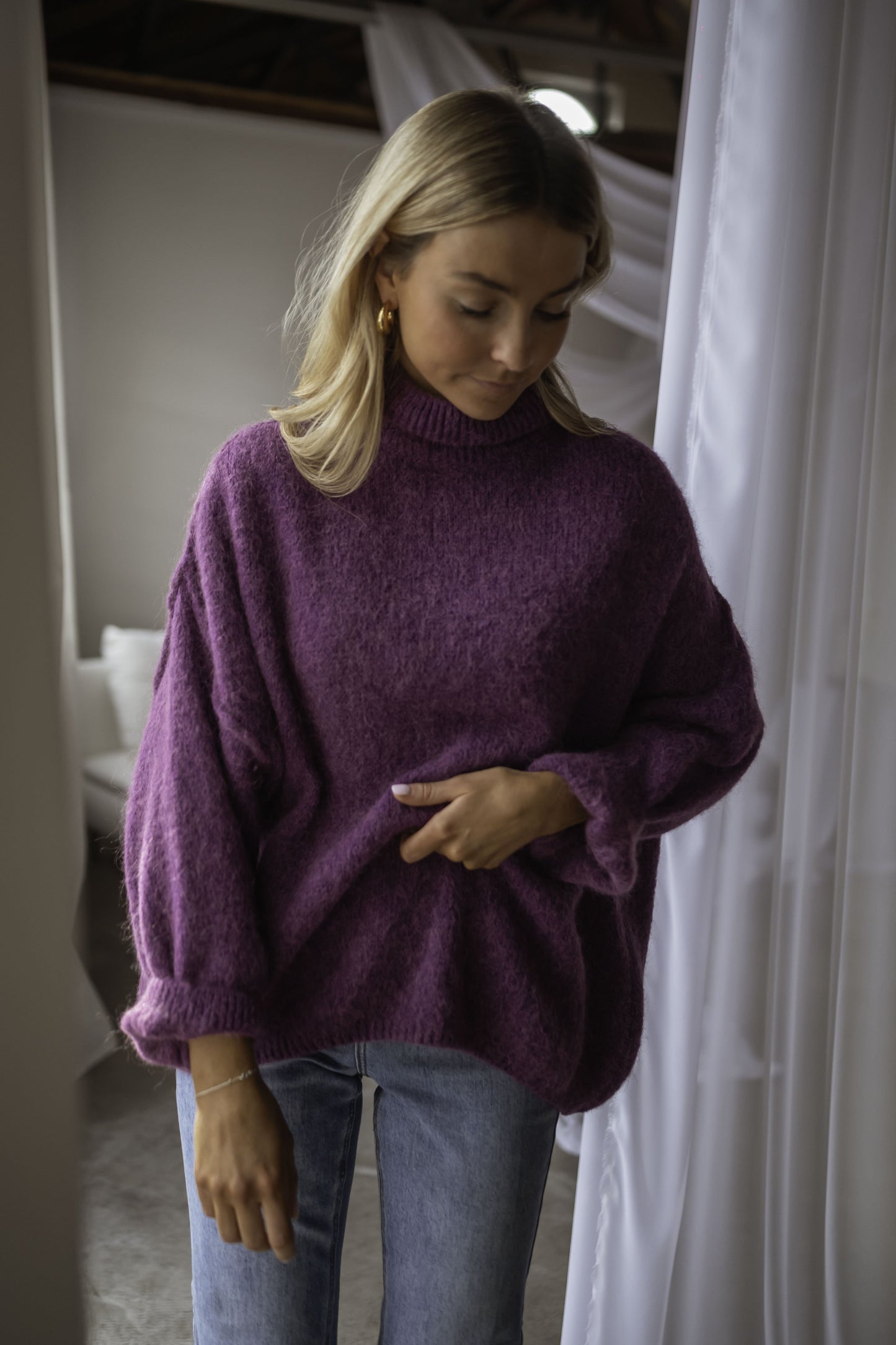 Plum Solia Sweater
